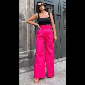 ZARA Wide leg high waisted pants
